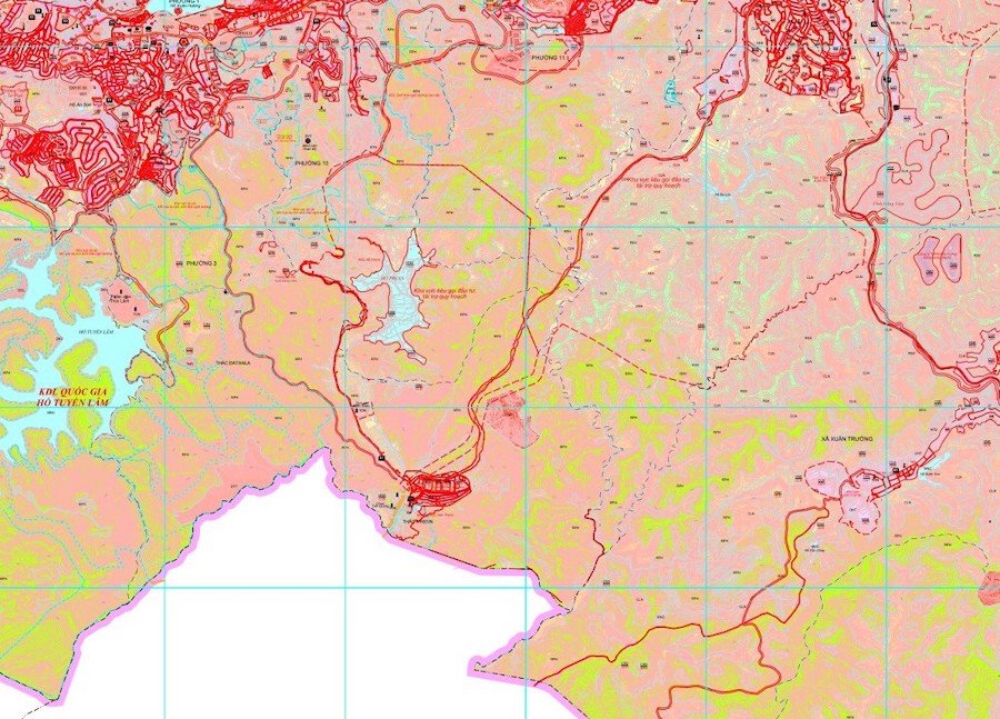 Quy hoạch sử dụng đất phường 3 được thể hiện trên bản đồ quy hoạch sử dụng đất đến năm 2030 TP Đà Lạt. 