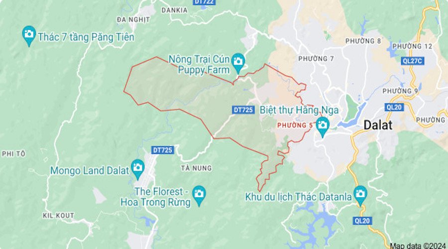 Địa giới hành chính Phường 5 Đà Lạt