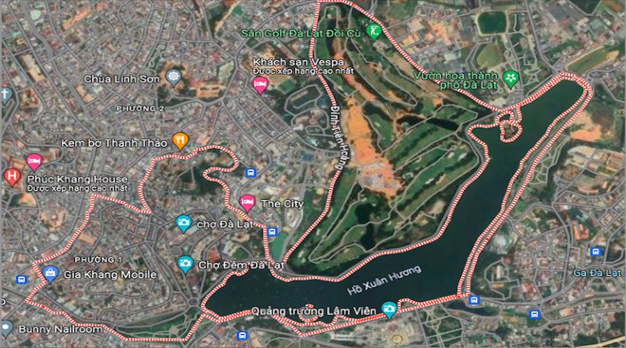 Bản đồ Phường 1 Đà Lạt