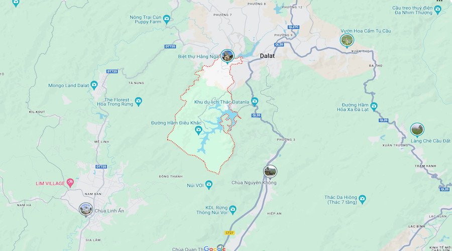 Vị Trí Địa Lý Đà Lạt