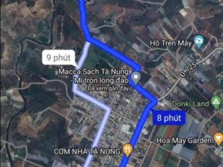 Đất Nông Nghiệp Tại Tà Nung, Đà Lạt mặt tiền 40m và chiều sâu 63m