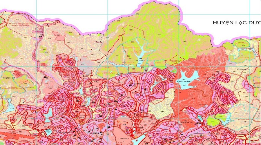  Quy hoạch sử dụng đất phường 8 được thể hiện trên bản đồ quy hoạch sử dụng đất đến năm 2030 TP Đà Lạt.