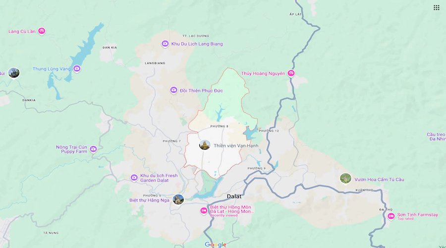 Vị Trí Địa Lý Phường 8