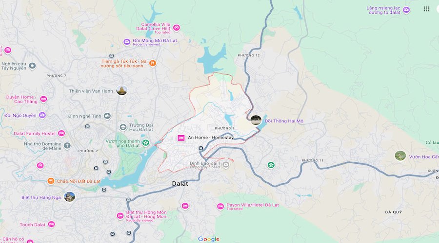 Vị trí địa lý Phường 9