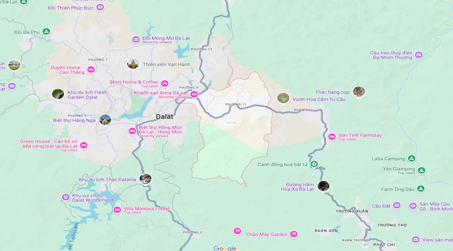 Vị Trí Địa Lý Phường 11 Đà Lạt