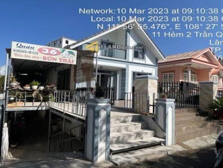 Nhà Phố Hai Mặt Tiền Trần Quý Cáp, Phường 9, Đà Lạt Ngang 11m