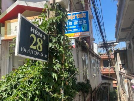 Khách Sạn Hai Mặt Tiền Hà Huy Tập, P3, Đà Lạt ngang 8m giá 209 tr/m2