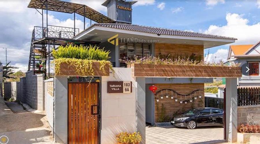 Homestay Villa Hẻm Ô Tô Nhỏ Xô Viết Nghệ Tĩnh, P7, Đà Lạt, mặt tiền ngang 21m