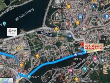 Villa Hẻm Ô Tô Lớn Trần Hưng Đạo, P10 gần 800m2 trung tâm Đà Lạt