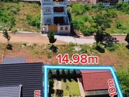 Đất hẻm ô tô lớn Măng Lin, P7, Đà Lạt, mặt tiền rộng 16m full thổ