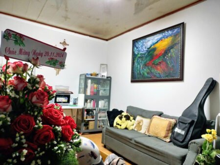 Nhà cấp 4 hẻm ô tô lớn Mai Hoa Thôn, P2, Đà Lạt, mặt tiền rộng 5.5m