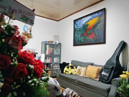 Nhà cấp 4 hẻm ô tô lớn Mai Hoa Thôn, P2, Đà Lạt, mặt tiền rộng 5.5m