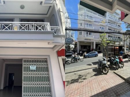 Nhà phố mặt tiền Bà Triệu, P3, Đà Lạt, khuôn đất vuông vức 5m x 20m