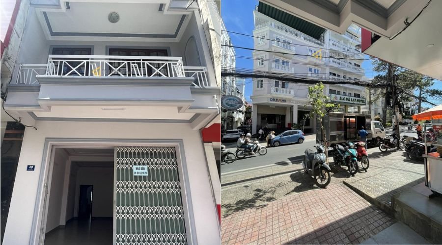 Nhà phố mặt tiền Bà Triệu, P3, Đà Lạt, khuôn đất vuông vức 5m x 20m Nhà phố mặt tiền Bà Triệu, P3, Đà Lạt, khuôn đất vuông vức 5m x 20m