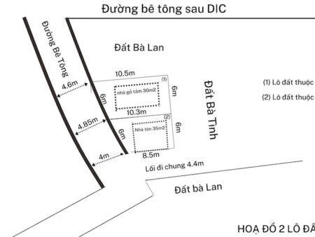 2 lô đất sau lưng khu biệt thự cao cấp DIC An Sơn, P4, Đà Lạt chỉ từ 790 triệu/lô
