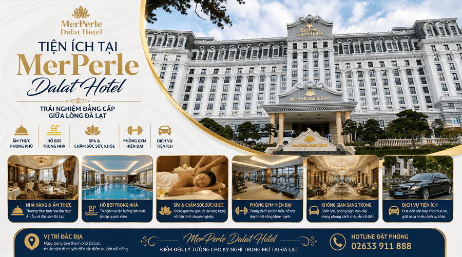 Tiện ích tại MerPerle Dalat Hotel
