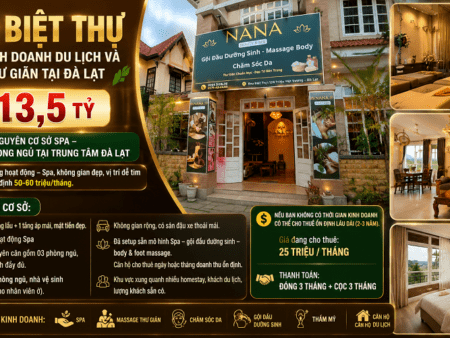 Villa Biệt Thự Trung Tâm KQH 12A Triệu Việt Vương Đà Lạt
