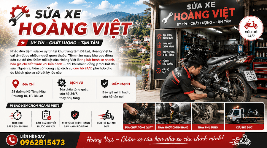 Sửa Xe Hoàng Việt