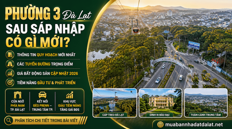 Phường 3 Đà Lạt Sau Sáp Nhập và Tiềm Năng Bất Động Sản