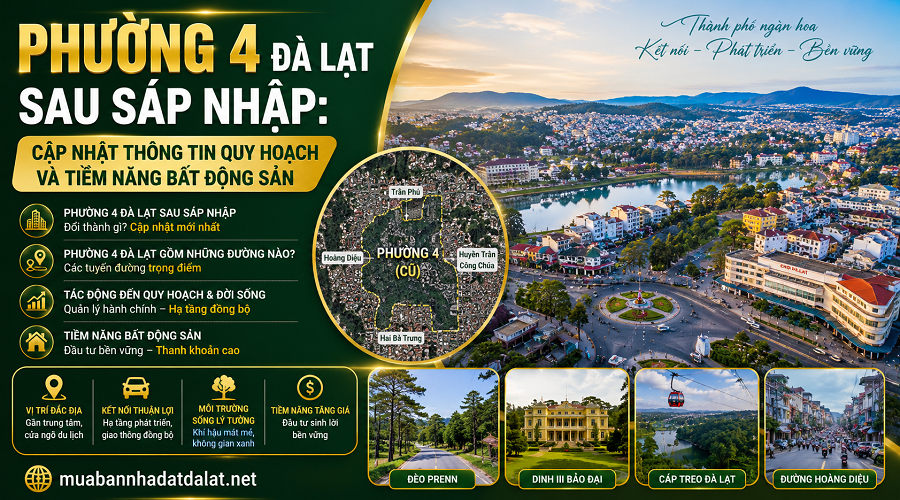 Phường 4 Đà Lạt Sau Sáp Nhập là gì và Tiềm Năng Bất Động Sản