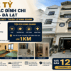 Khách sạn 4 tầng mới tinh KQH Mạc Đỉnh Chi P4 Đà Lạt - 68m² - 11PN - 12 Tỷ