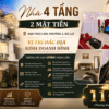 Nhà 4 tầng 2 Mặt Tiền KQH Thái Lâm P4 Đà Lạt 116,8m² - 11 tỷ