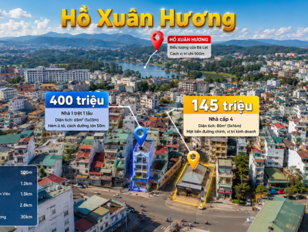 Đất Mặt tiền Hoàng Diệu P5 Đà Lạt - 860,92m2 Ngang 15m Đang Cho Thuê-125 Tỷ