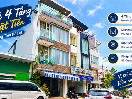 Nhà 3 tầng trong KQH Hoàng Diệu Đà Lạt P5 Đà Lạt - 53 m2 - 7.6 tỷ