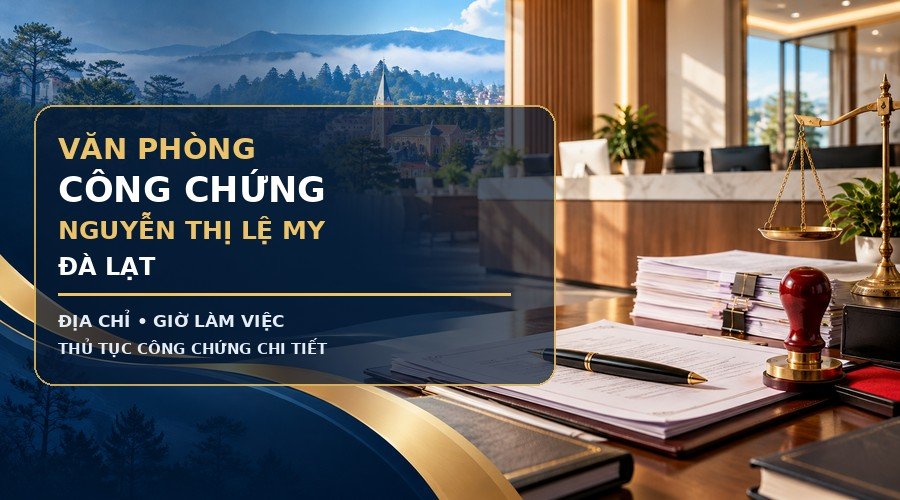Văn Phòng Công Chứng Nguyễn Thị Lệ My Đà Lạt